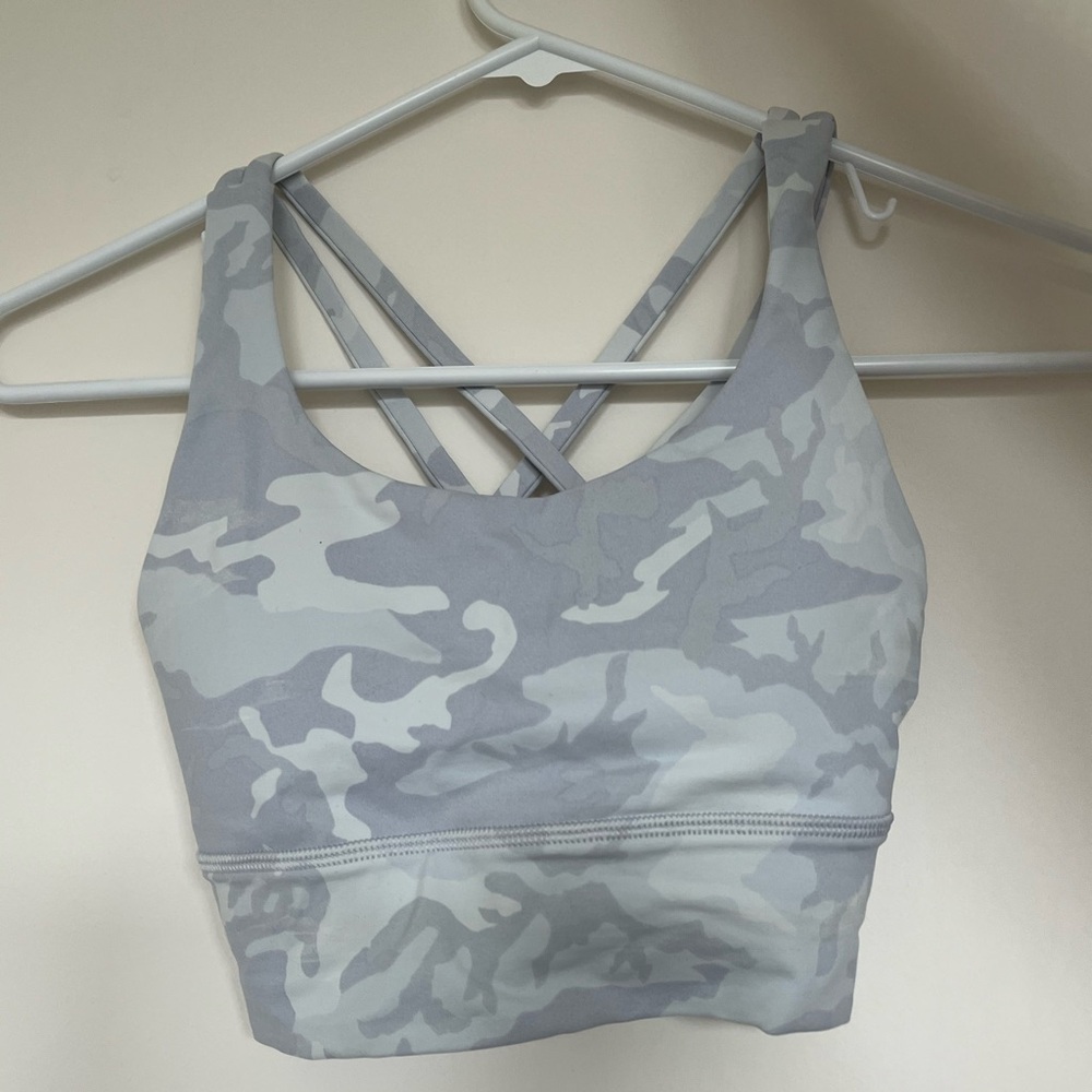 LULULEMON ENERGY SPORTS BRA *incognito camo*